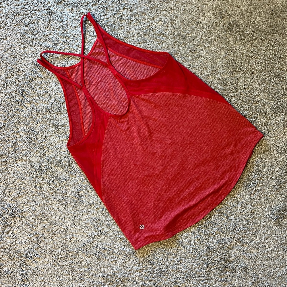 Red Athletic Tank Top